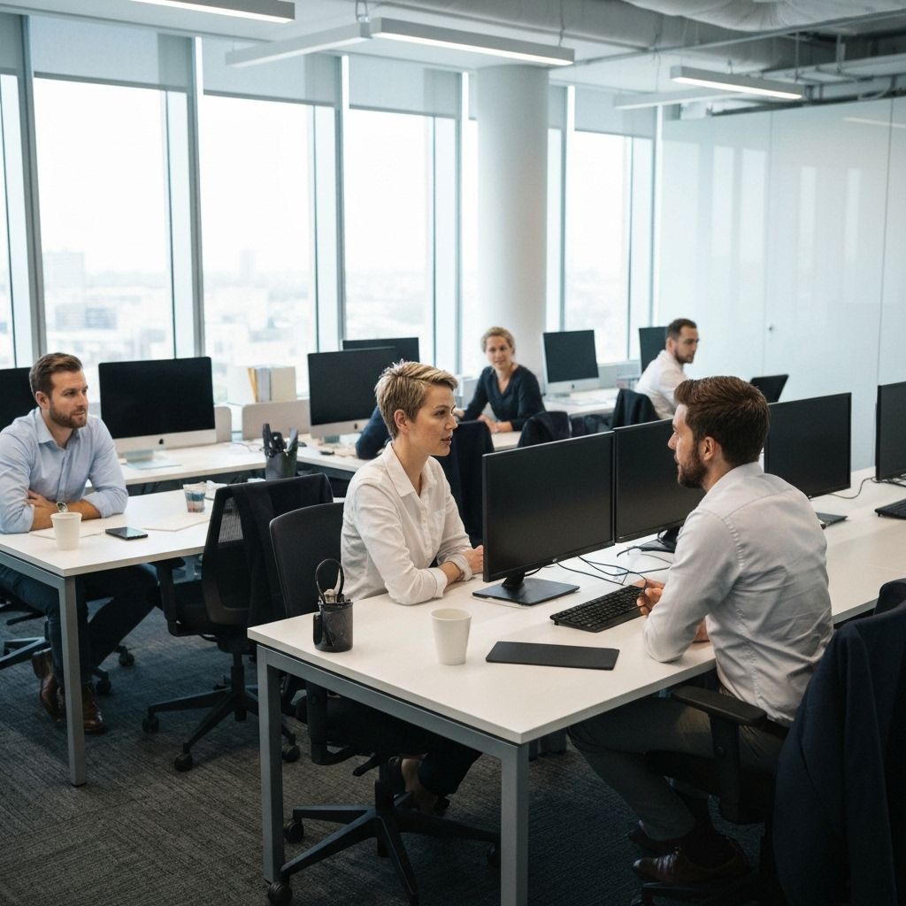 Professional team collaboration